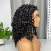 Burmese Raw Custom Closure Wig HD #1B 4x4 5x5